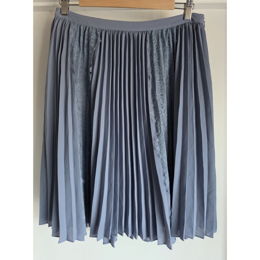 NWT Banana Republic Skirt Size 4 Petite Blue Solid Mini NWT Pencil